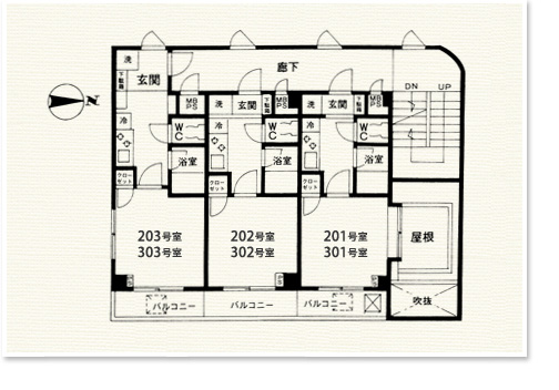 ドミトリー上荻2 間取り